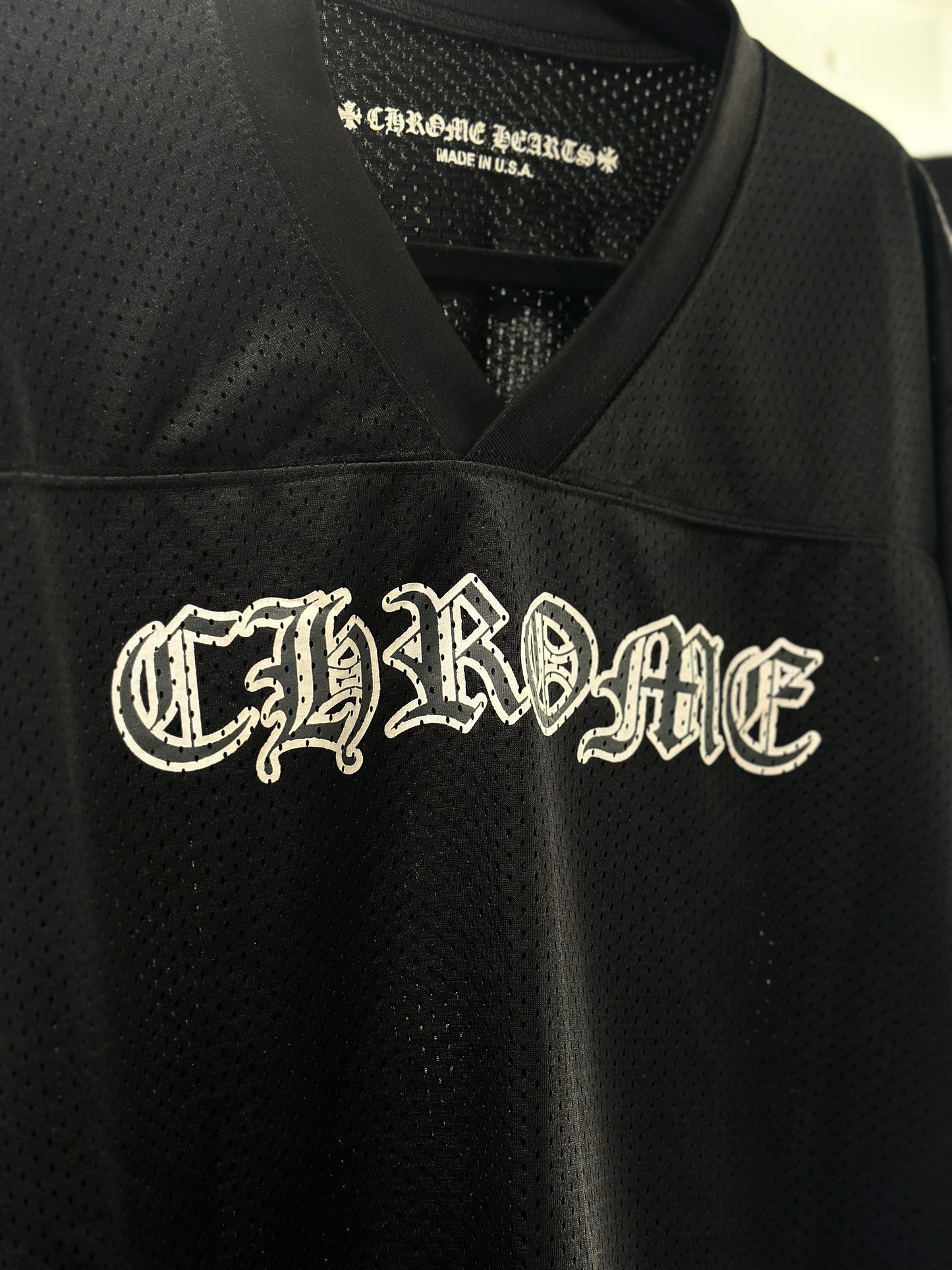 Camiseta Chrome Hearts Jersey Football “Preto” (Pronta Entrega)