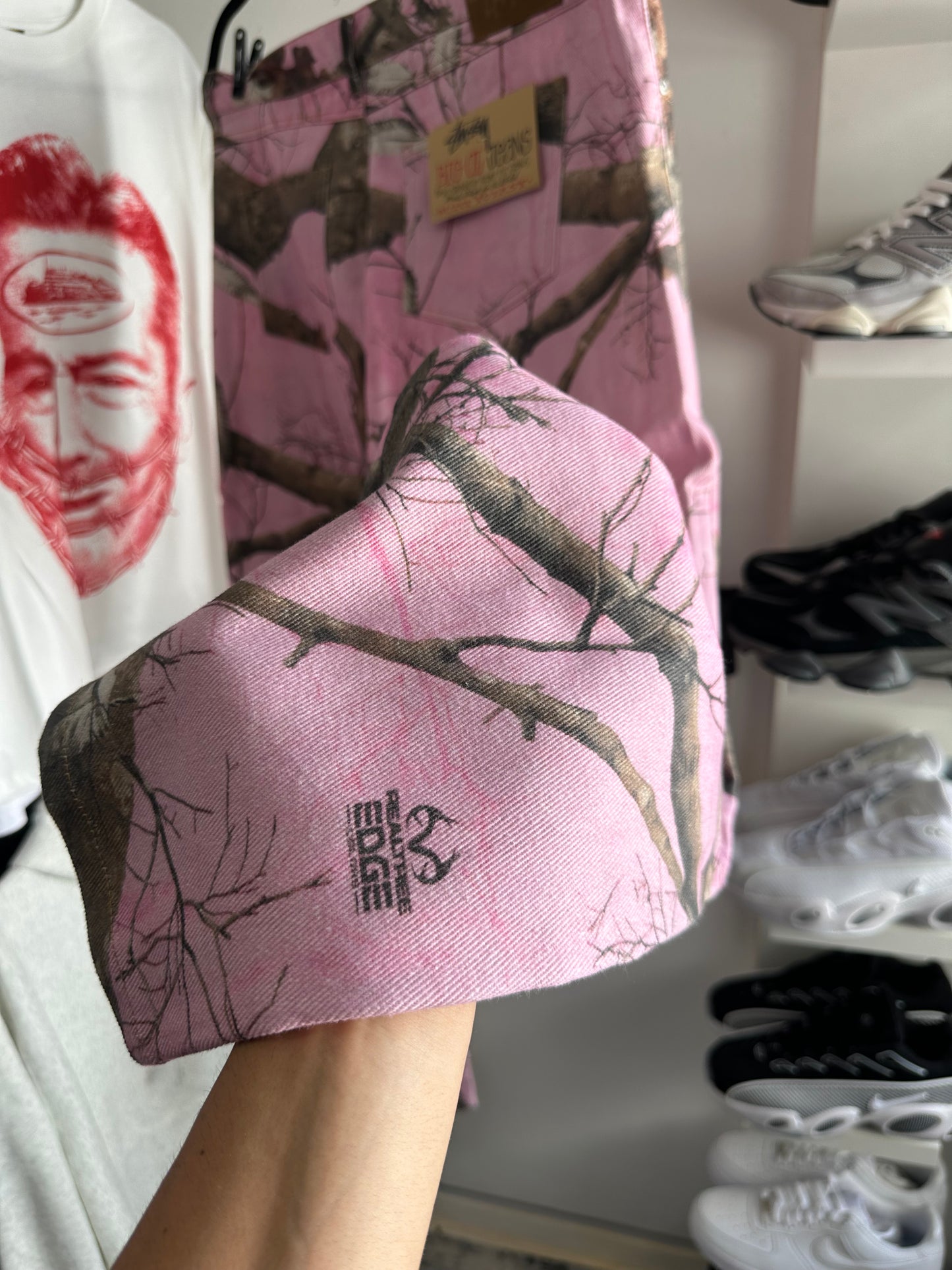 Calça Stussy “Pink Forest Camu” (Pronta Entrega)