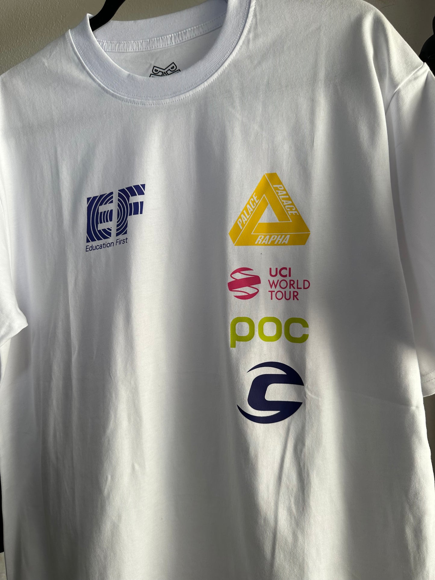 Camiseta Palace x Rapha Off Bike White (Pronta Entrega)