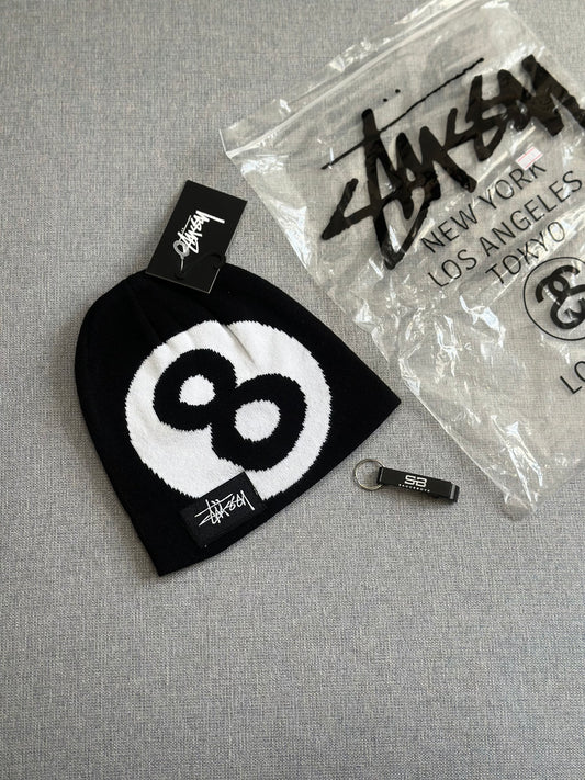 Touca Stussy ‘8 Ball / Black’ (Pronta Entrega)