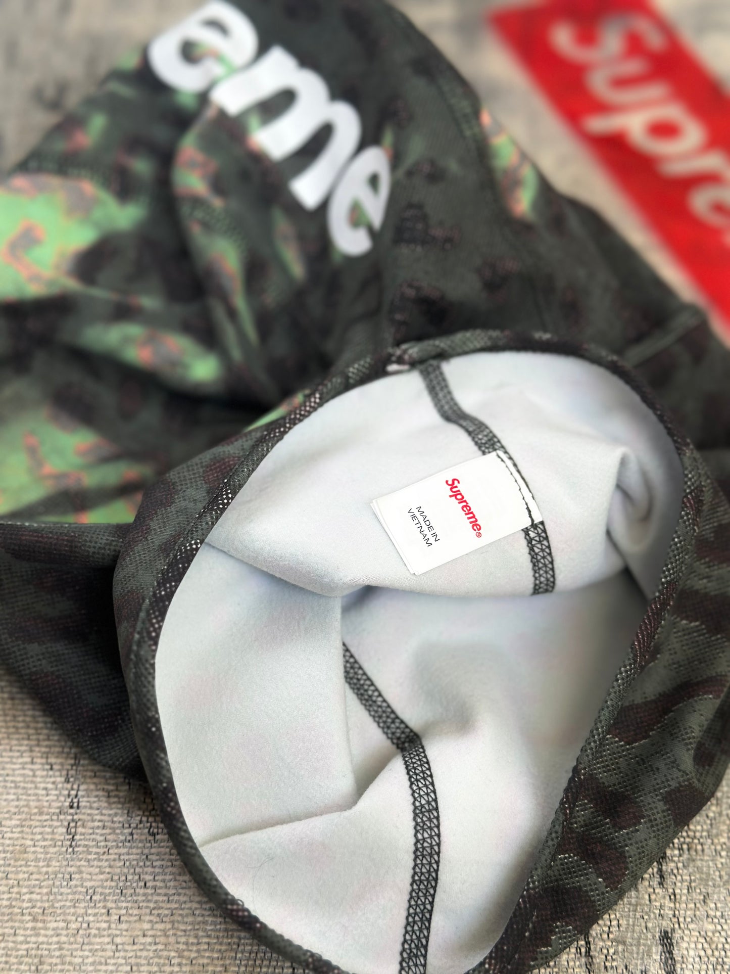 Balaclava Supreme Heat Reactive ‘Leopard’ FW24 (Pronta Entrega)