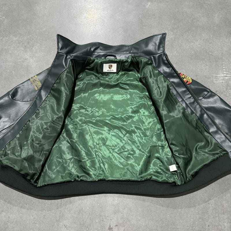 Jaqueta Aimé Leon Dore x Porsche 993 Turbo Racing Green