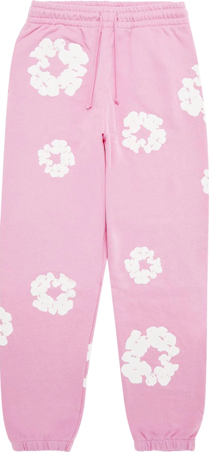 Calça Denim Tears The Cotton Wreath Pink
