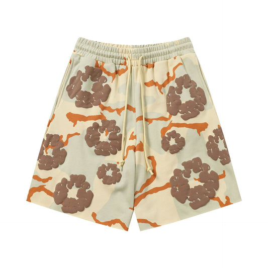 Shorts Moletom Denim Tears The Wreath ‘Brown Camo’