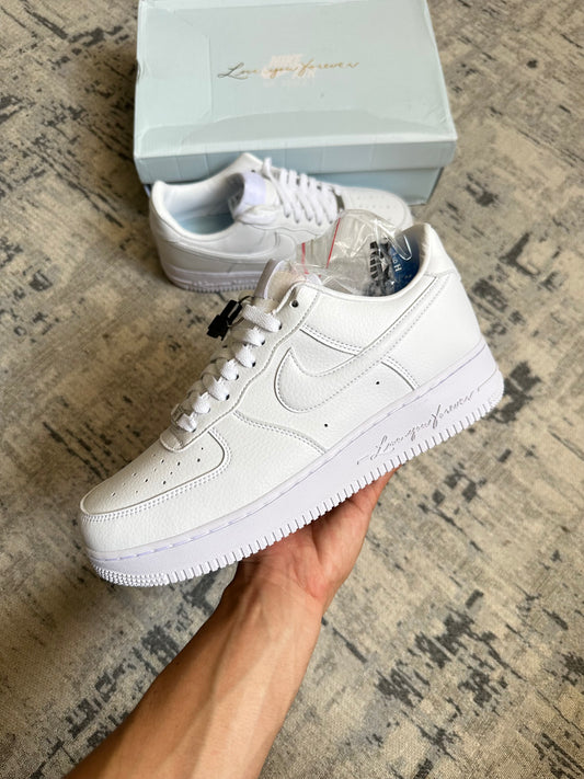 Nike Air Force 1 NOCTA Branco “Love You Forever” (Pronta Entrega)