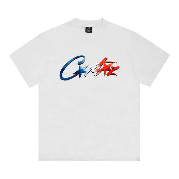 Camiseta Corteiz Francais Allstarz “White”