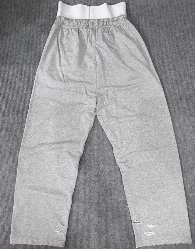 Calça Box Balenciaga Double Waist ‘Grey’