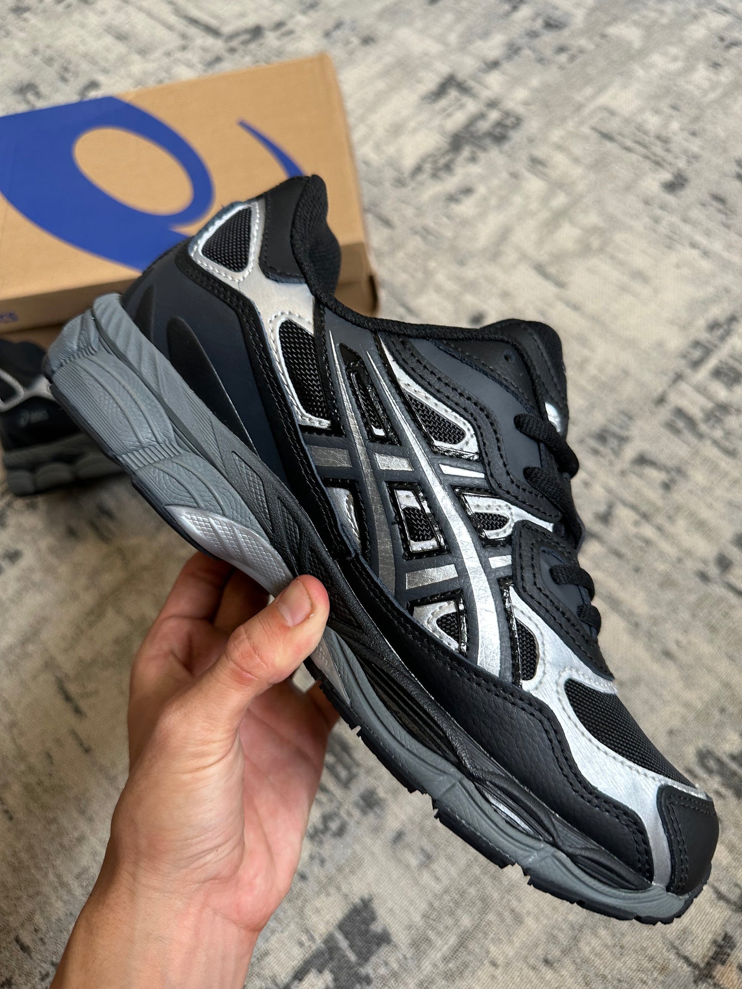 Asics Gel NYC “Triple Black” (Pronta Entrega)