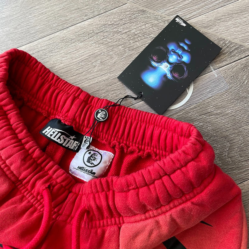 Shorts Moletom Hellstar Warm Up Red