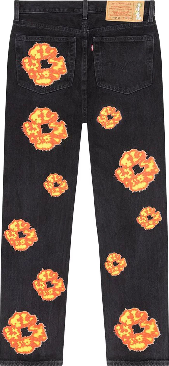 Calça Denim Tears x Offset Jeans Black