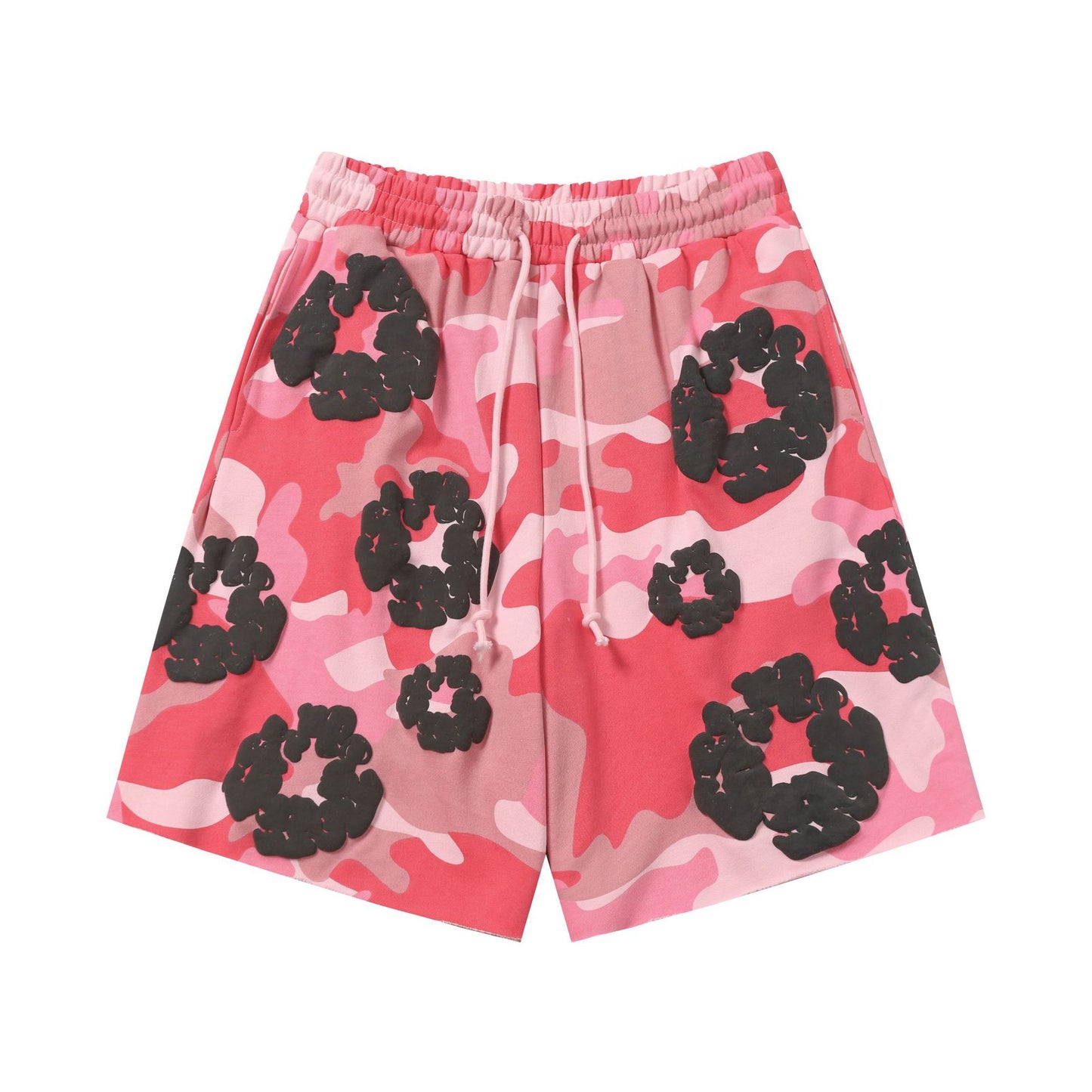 Shorts Moletom Denim Tears The Wreath ‘Pink Camo’