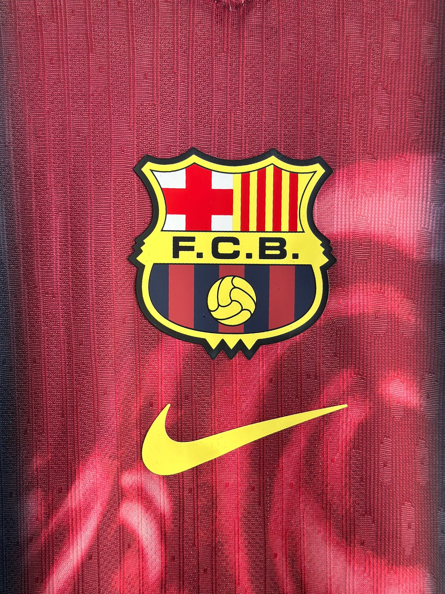 Travis Scott x Nike Camiseta FC Barcelona Retro 2000/01 Home Skeleton (Pronta Entrega)