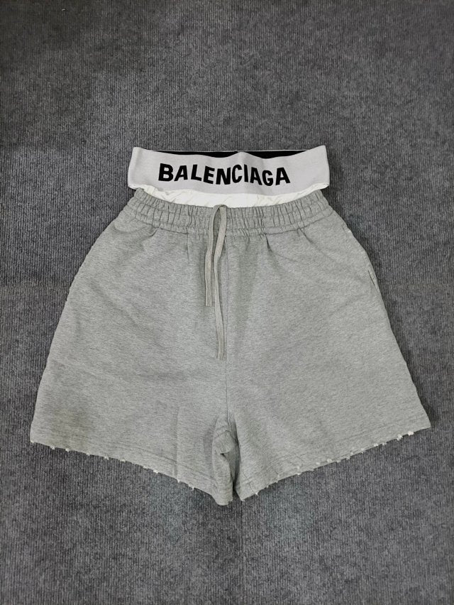 Shorts Balenciaga Double Waist ‘Grey’