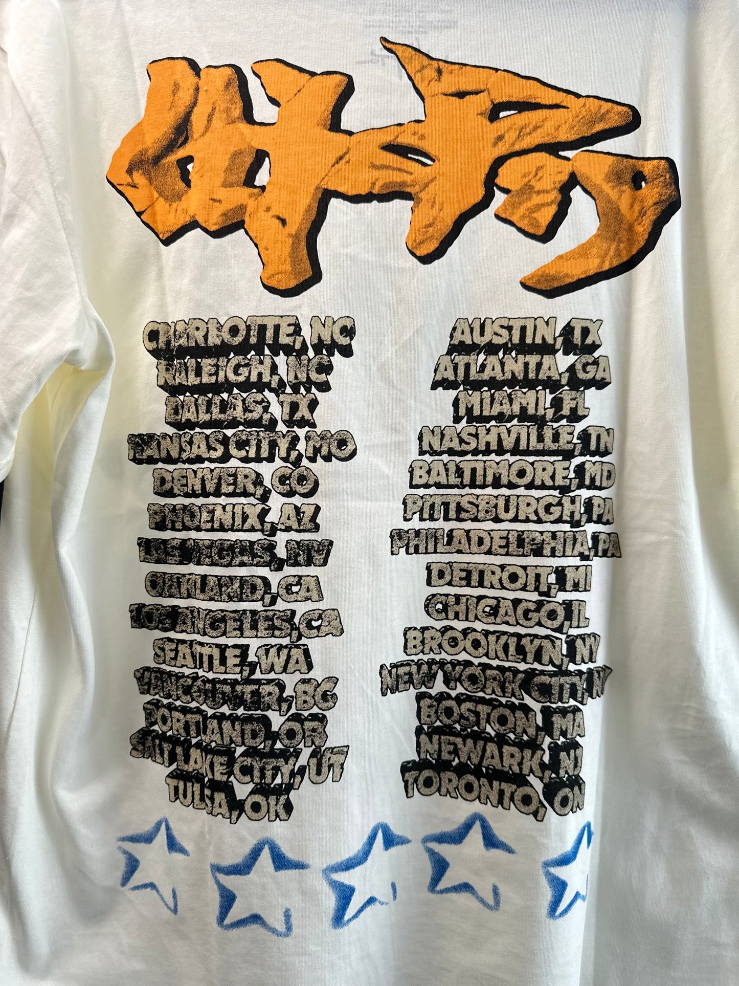 Camiseta Travis Scott Utopia Merch 2023 “Creme” (Pronta Entrega)