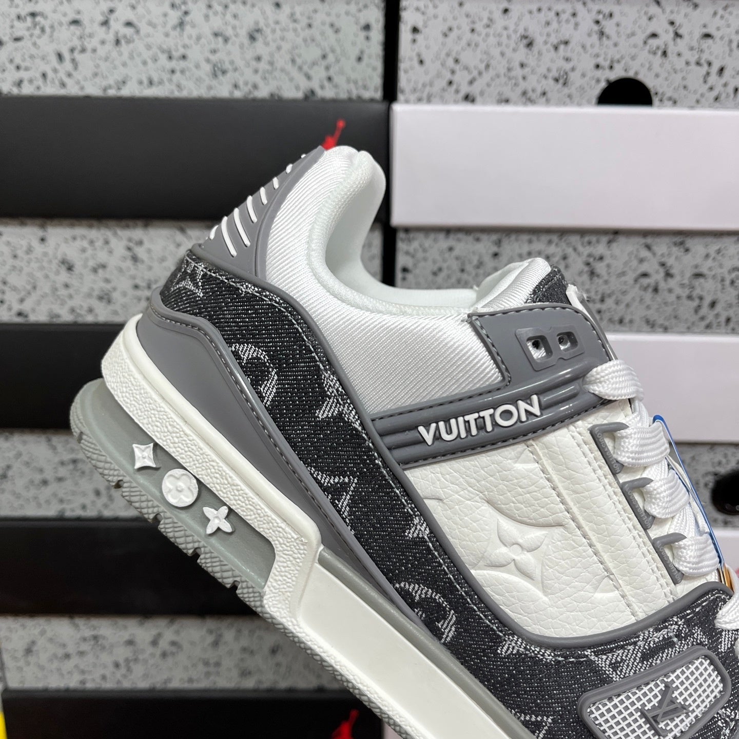 Louis Vuitton Trainer ‘Grey Monogram’