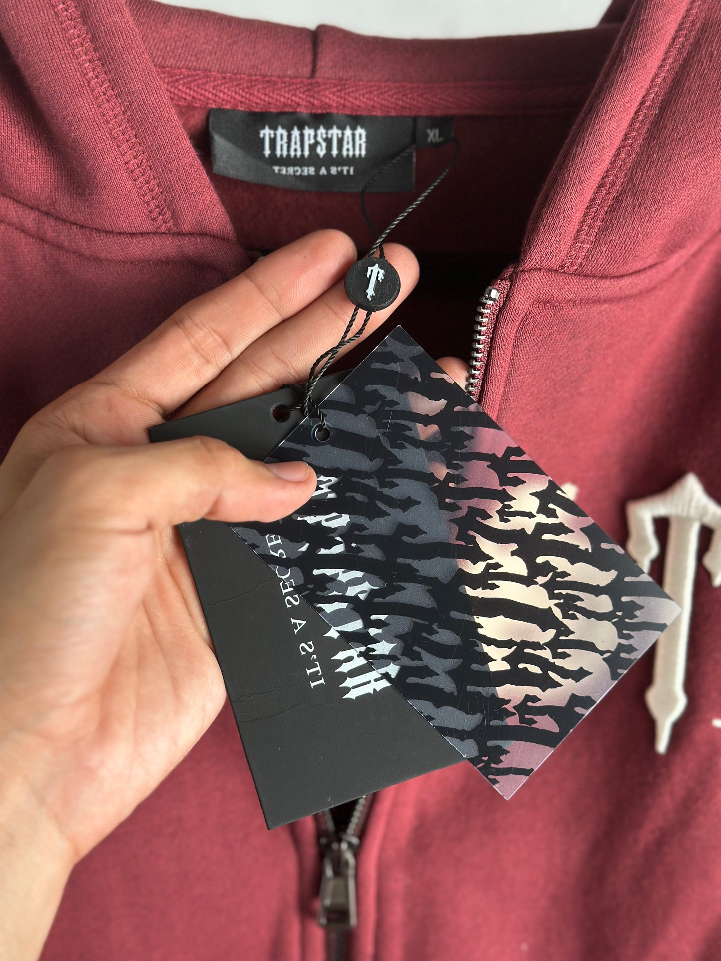Conjunto Tracksuit Trapstar Script Zip (Pronta Entrega)