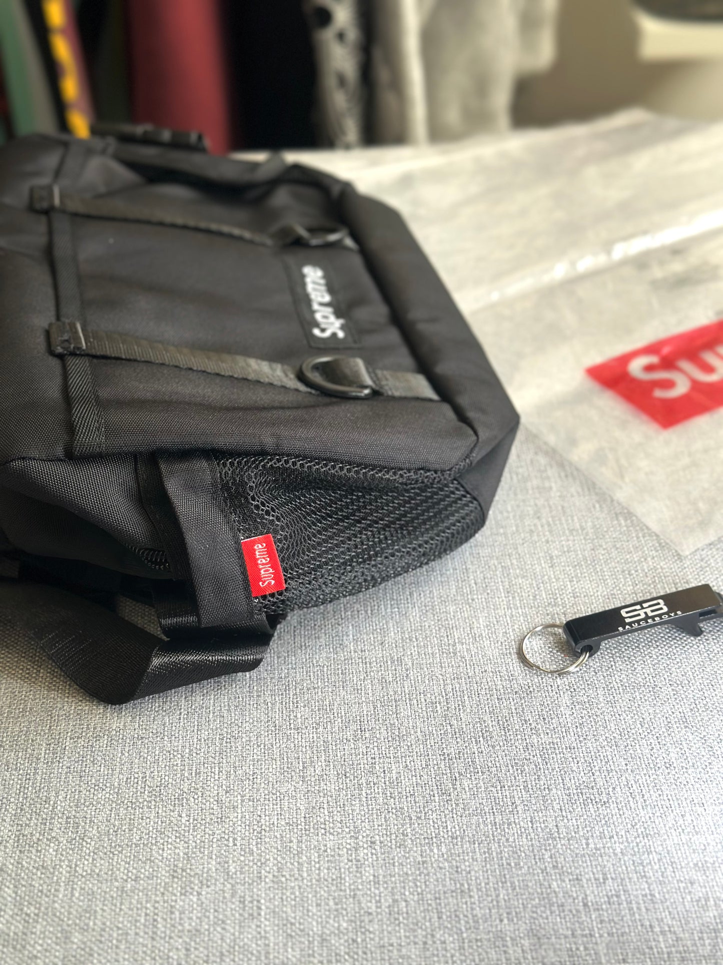 Bolsa Supreme SS20 ‘Black’ (Pronta Entrega)