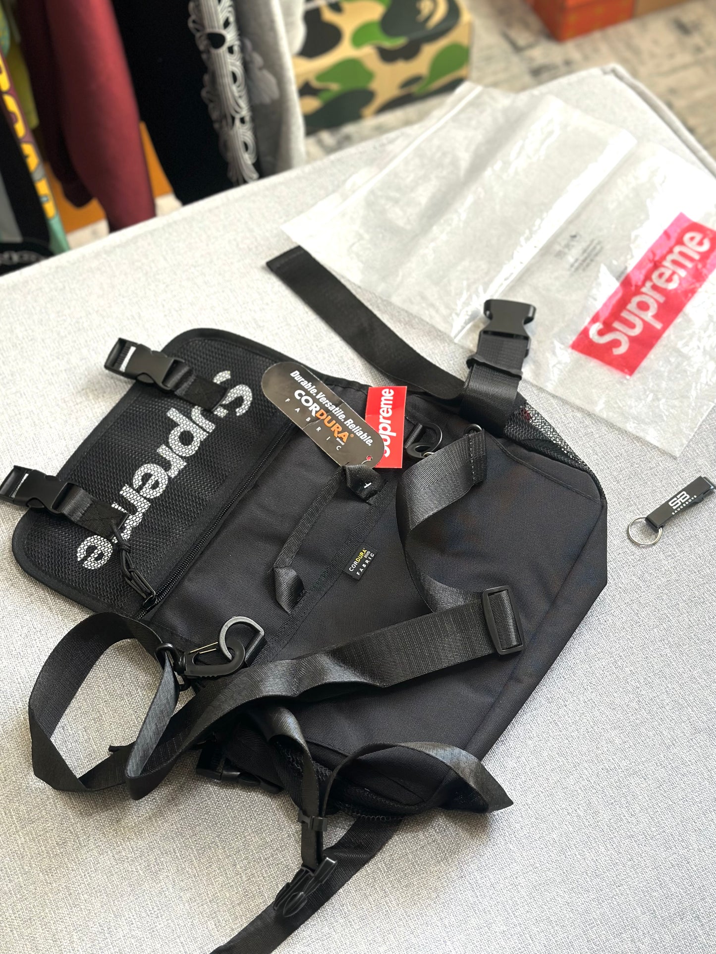 Bolsa Supreme SS20 ‘Black’ (Pronta Entrega)
