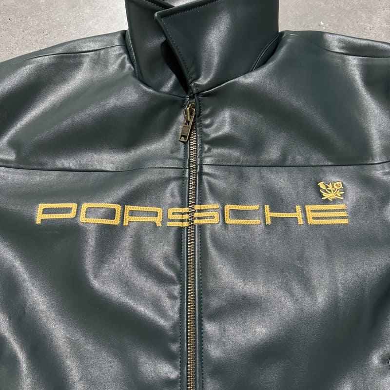 Jaqueta Aimé Leon Dore x Porsche 993 Turbo Racing Green