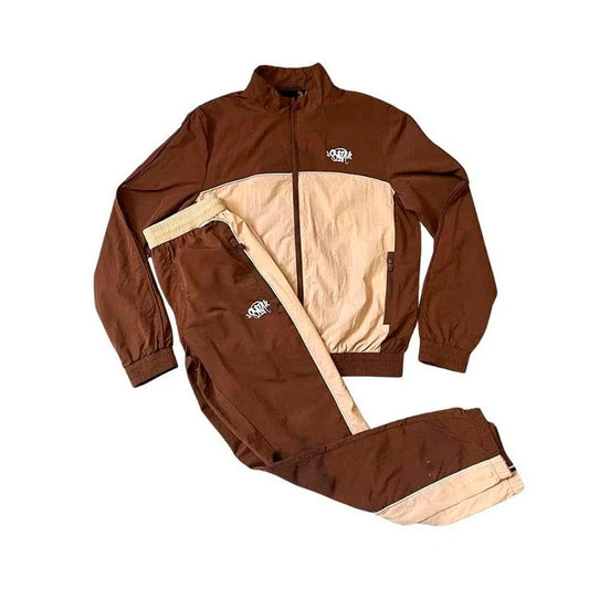 Conjunto Syna World ‘Syna Logo’ Shell Marrom/Bege