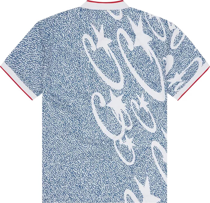 Camiseta Corteiz Stellations Football Jersey “Glacier Blue”