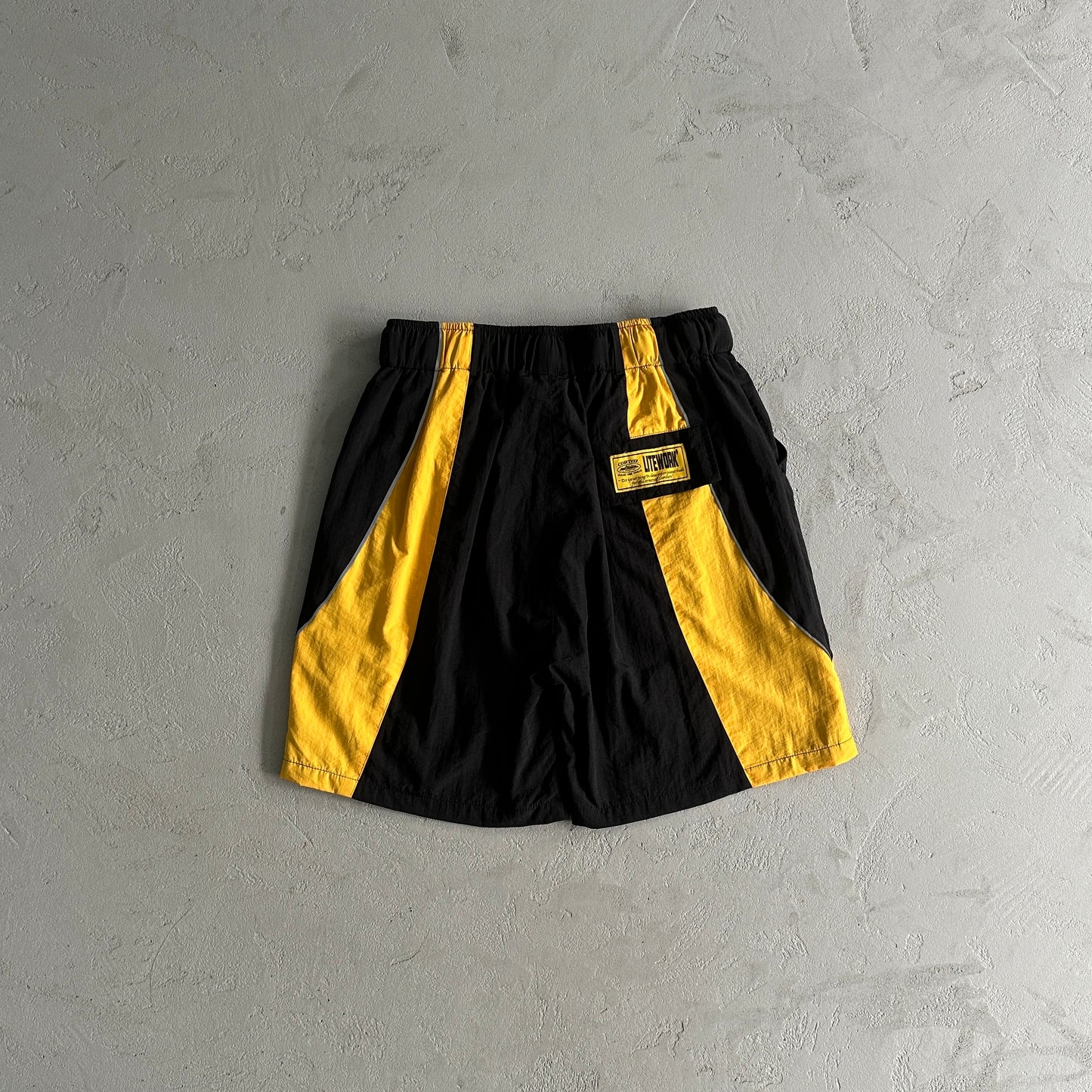 Corteiz Spring Shorts “Black Yellow”