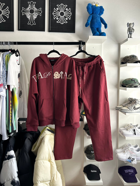 Conjunto Tracksuit Trapstar Script Zip (Pronta Entrega)