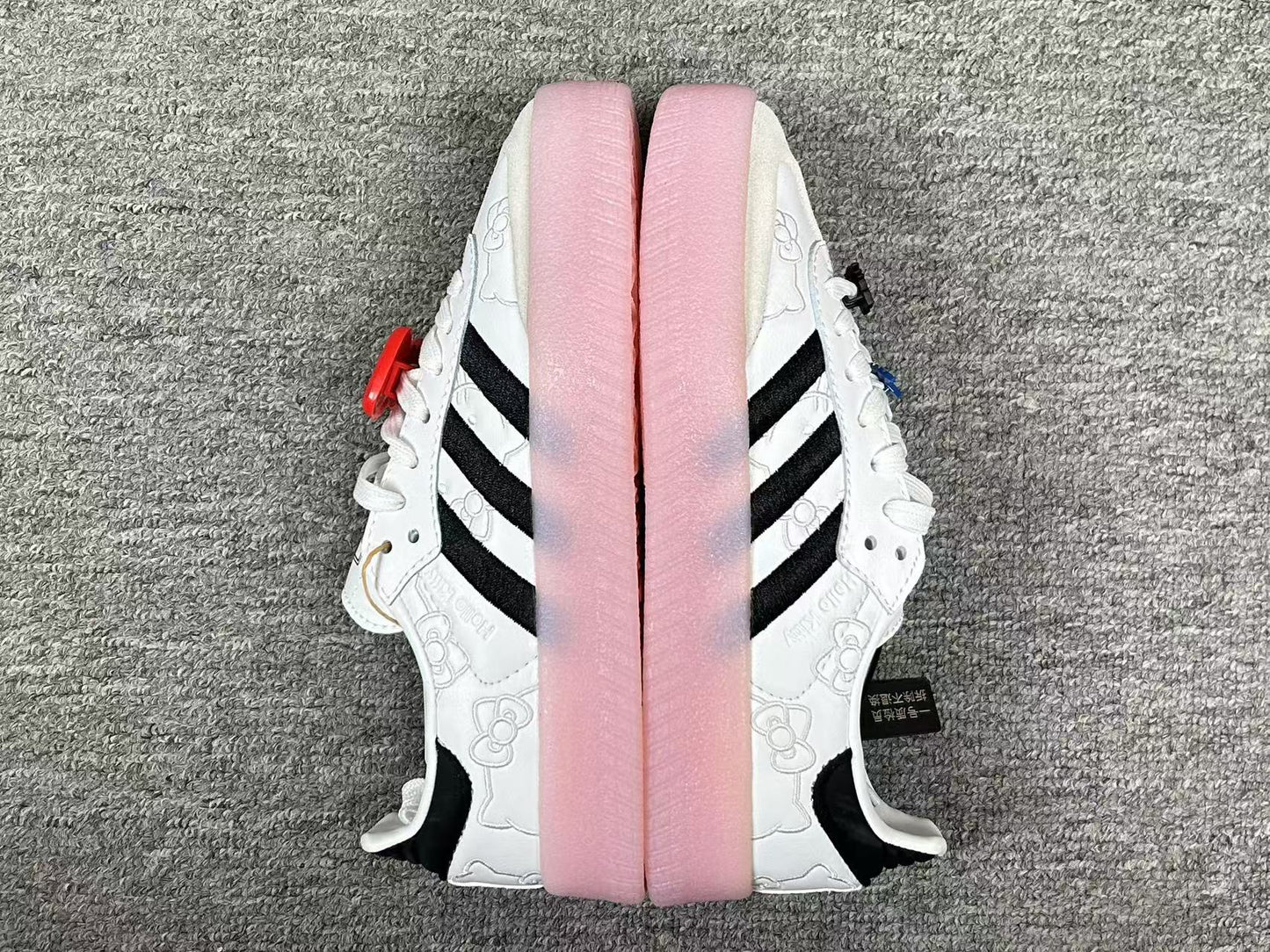 Adidas Sambae x Hello Kitty Cloud White Clear Pink Branco