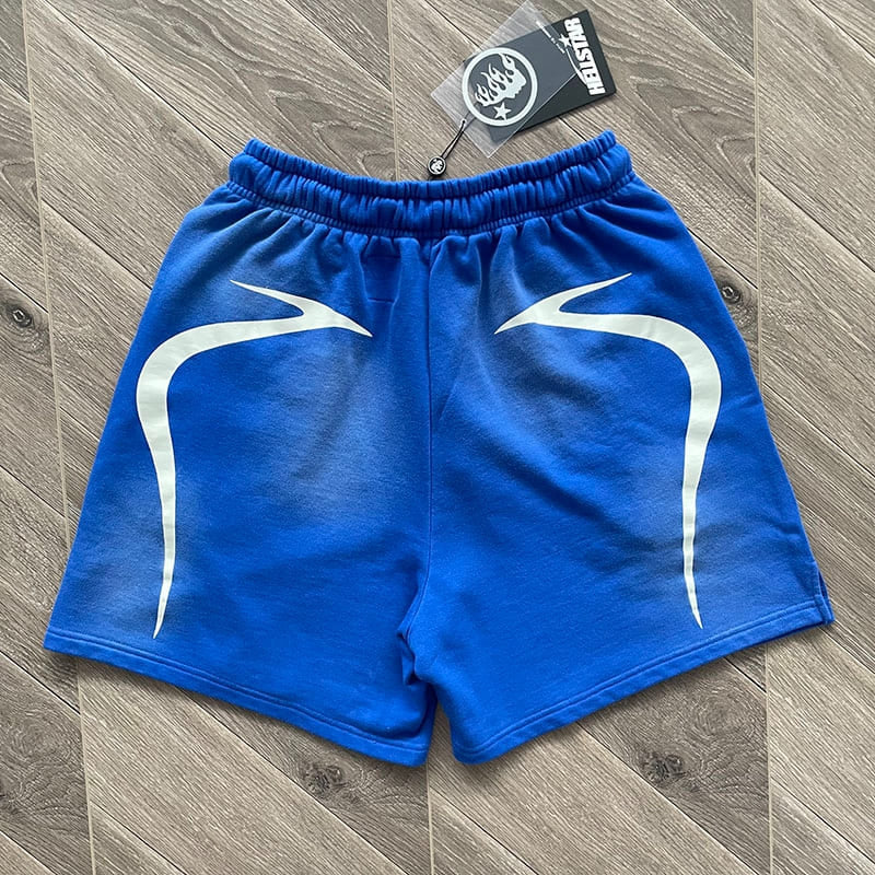 Shorts Moletom Hellstar Warm Up Blue