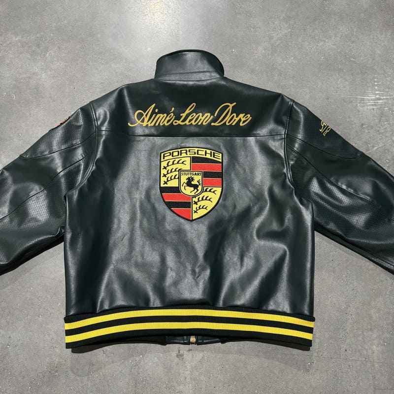 Jaqueta Aimé Leon Dore x Porsche 993 Turbo Racing Green