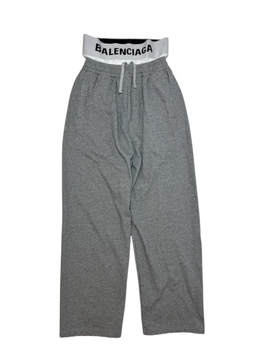 Calça Box Balenciaga Double Waist ‘Grey’