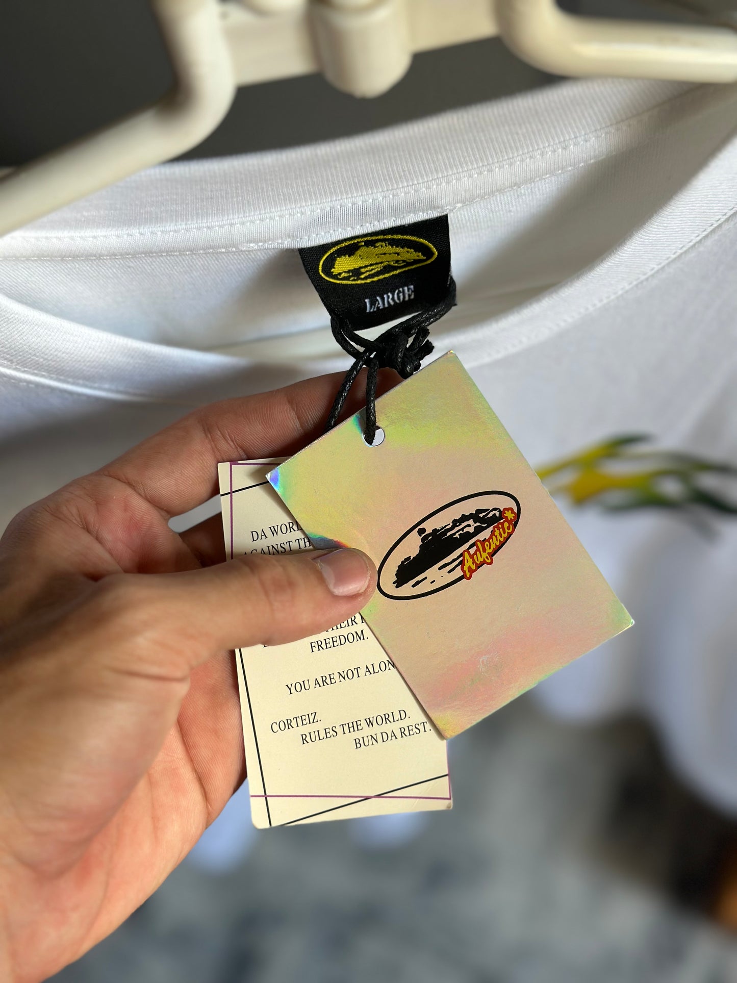 Camiseta Corteiz Brasil “Branco” (Pronta Entrega)