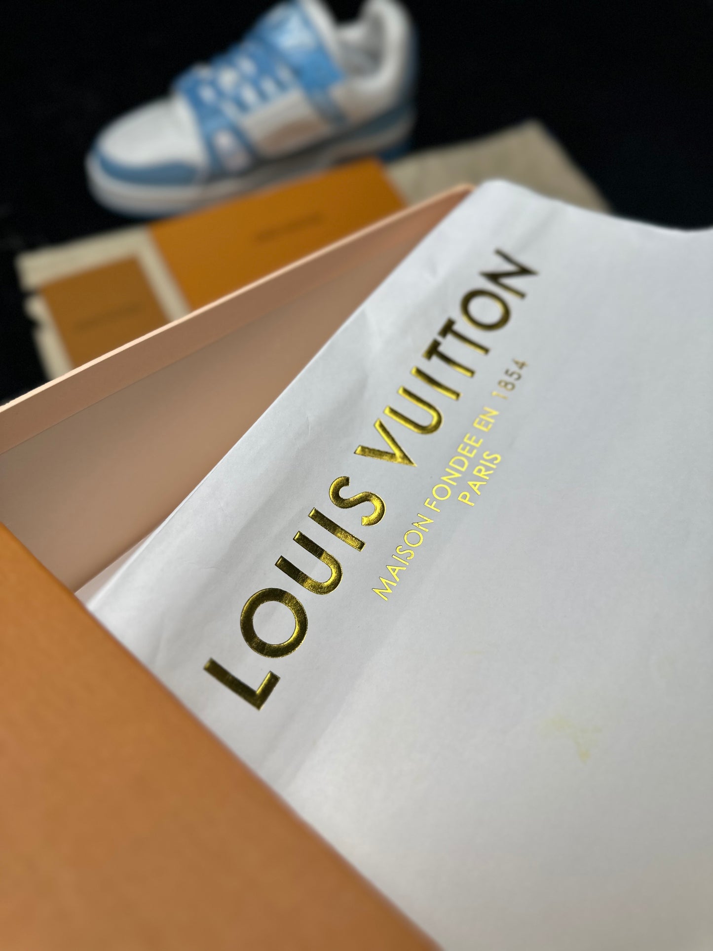 Louis Vuitton Trainner "Blue" (Pronta Entrega)