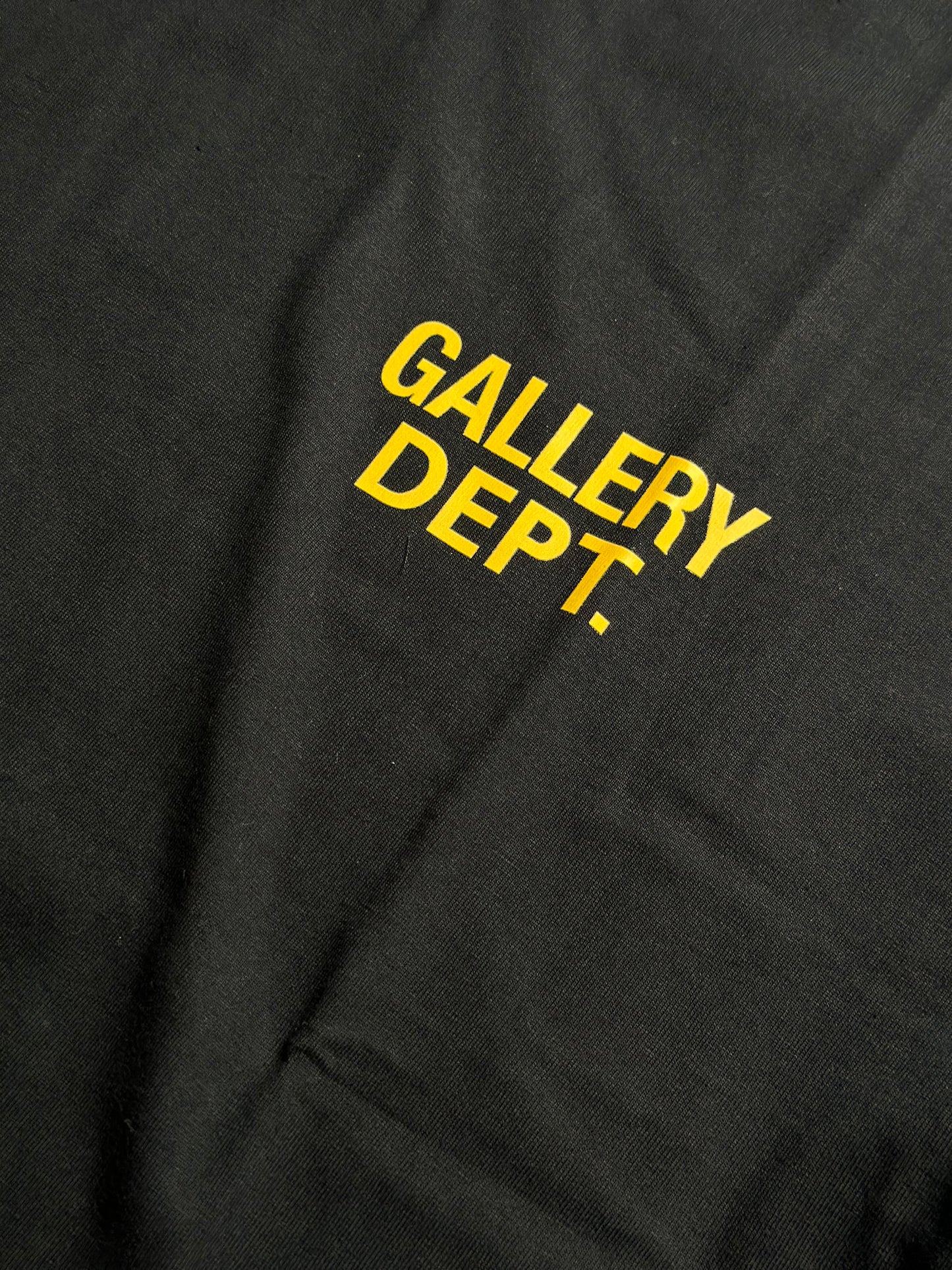 Camiseta Gallery Dept "Black Yellow" (Pronta Entrega)