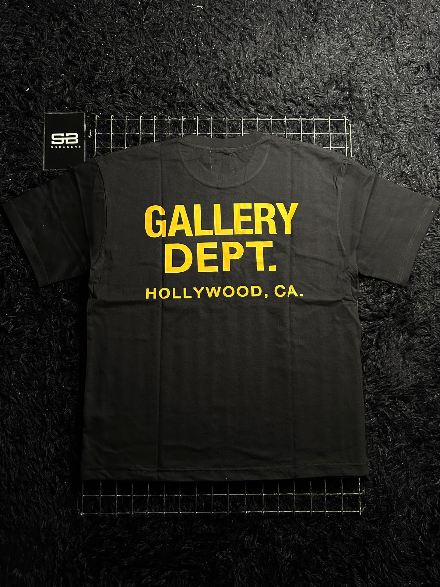 Camiseta Gallery Dept "Black Yellow" (Pronta Entrega)